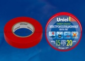 Изолента Uniel UIT-135P 20/15/01 RED - купить в Иркутске