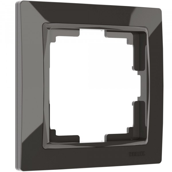 Рамка на 1 пост Werkel WL03-Frame-01 Snabb Basic (серо–коричневый) - купить в Иркутске