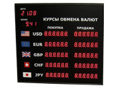 Офисные табло валют 6 разрядов - купить в Иркутске