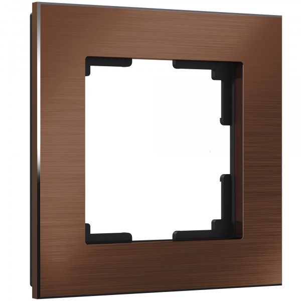 Рамка на 1 пост Werkel WL11-Frame-01 Aluminium (коричневый алюминий) - купить в Иркутске